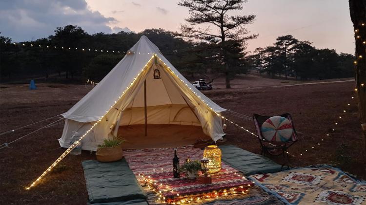 Cắm trại sang chảnh ở Đà Lạt ngày đầu năm
