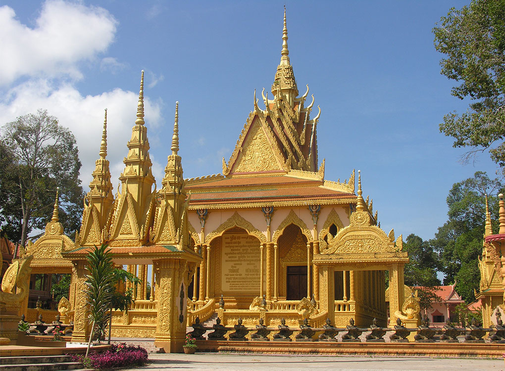 Ngôi chùa Vàm Ray có tượng Phật Thích Ca nằm lớn nhất Miền Tây
