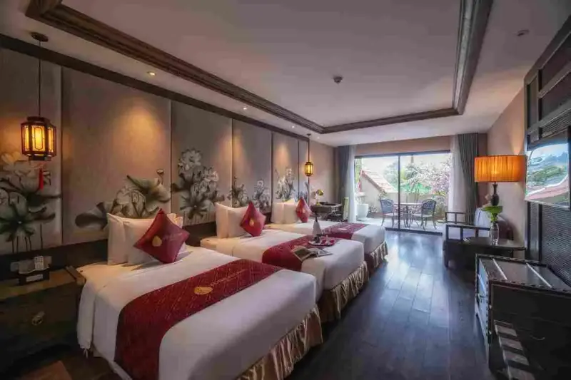 Khách sạn Lotus Aroma Sapa Hotel - Triple Room with Balcony