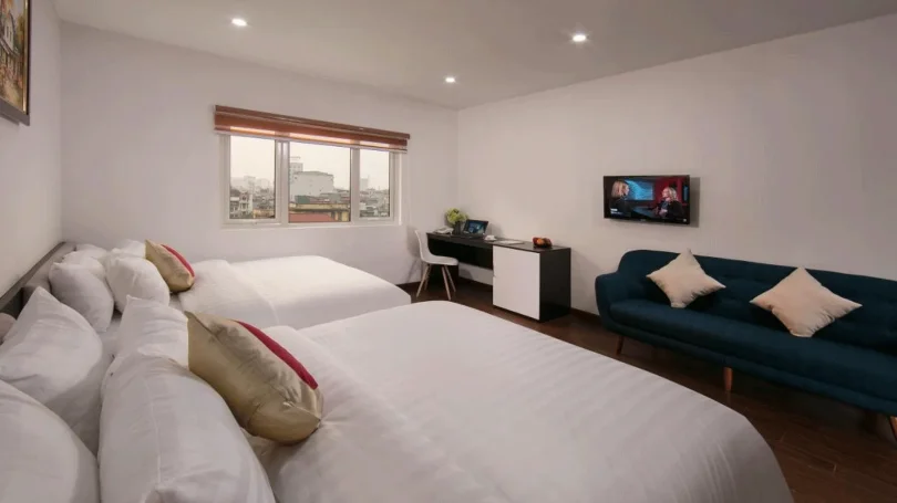 Khách sạn Aria Central Hotel & Spa Hà Nội - Fam Suite city view 4 persons