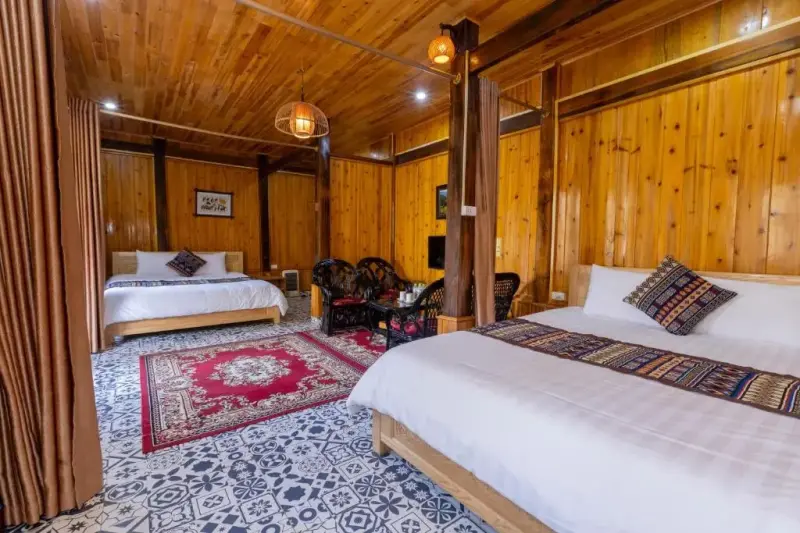 Resort Sapa Garden Retreat - Villa - Nhà gỗ Hoa hồng