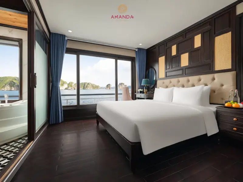 Du thuyền Amanda Pearl Cruise Hạ Long - Junior Premium Ocean View