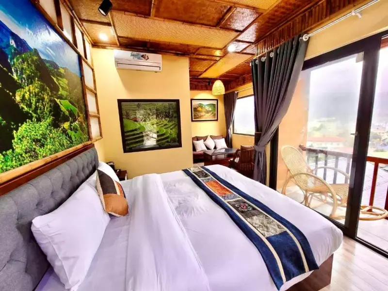 Homestay Đồng Văn Cliffside House Hà Giang - Bungalow Suite Double