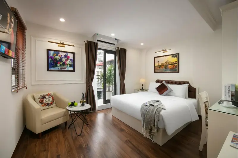 Khách sạn Trang Trang Luxury Hà Nội Hotel - Executive Double With Balcony