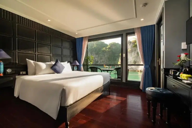 Du thuyền Rosy Cruise Hạ Long - Junior Balcony Suite