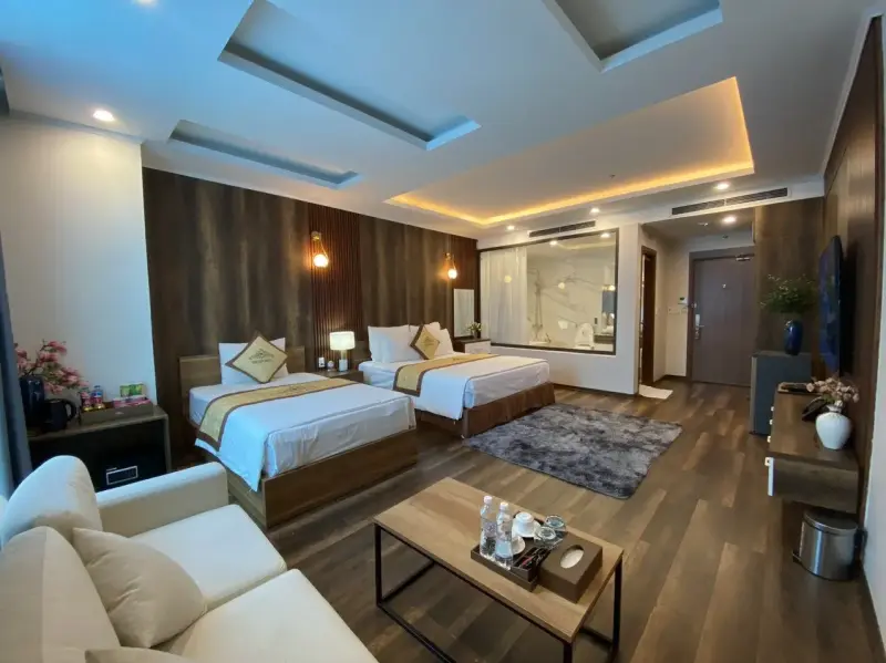 Khách sạn The King Hotel Thái Nguyên - Twin Room (Tiêu chuẩn 2)