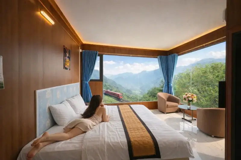Khách sạn Sapa May Ecolodge Hotel - Panorama Double with Moutain View