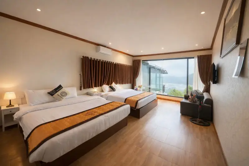Khách sạn Sapa May Ecolodge Hotel - Deluxe Family Moutain View