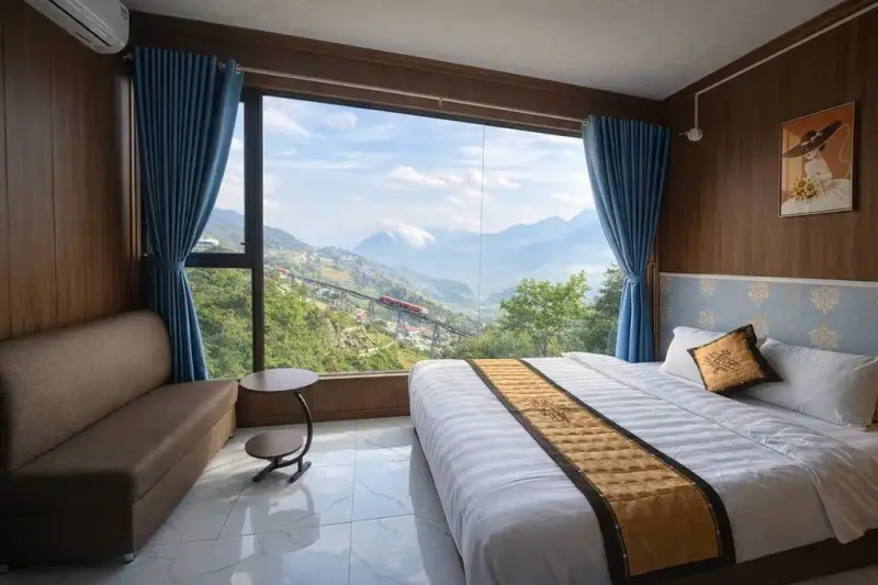 Khách sạn Sapa May Ecolodge Hotel - Deluxe Double/Twin Moutain View