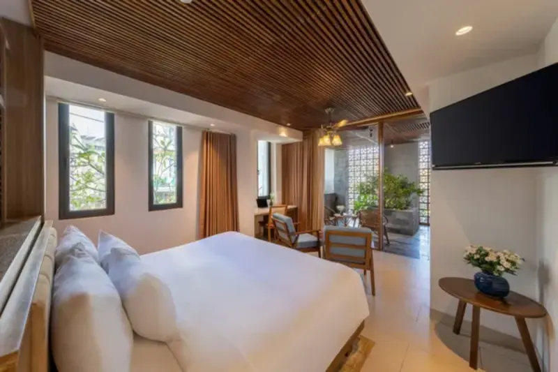 Khách sạn Daisy Boutique Hotel & Apartment Đà Nẵng - Studio Double Room With Garden View
