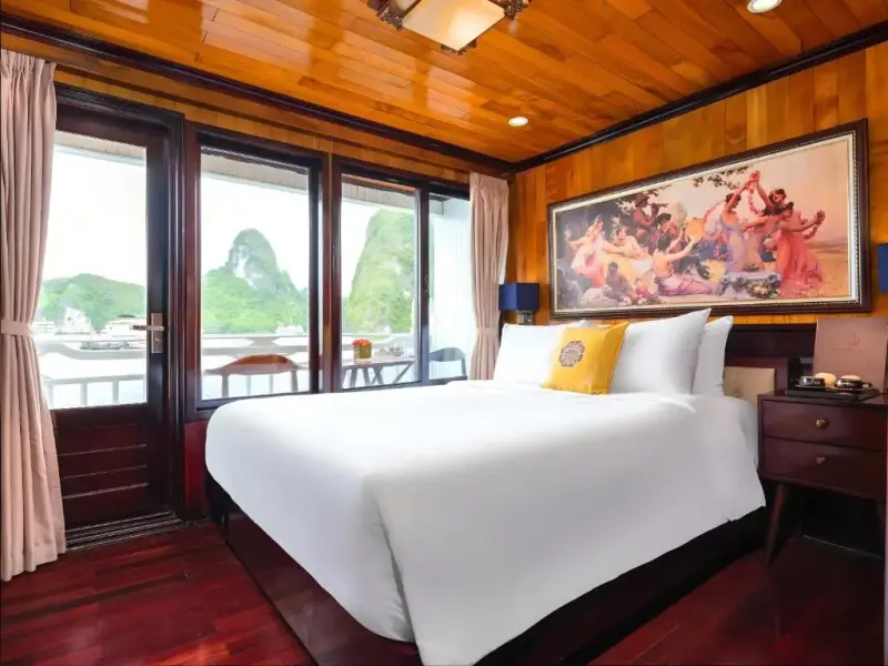 Du thuyền Hera Classic Boutique Cruise Halong Hạ Long - Executive Cabin With Private Balcony