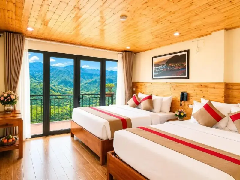 Khách sạn SaPa Retreat Condotel Sapa - Căn hộ 2 phòng ngủ 1 phòng khách có ban công