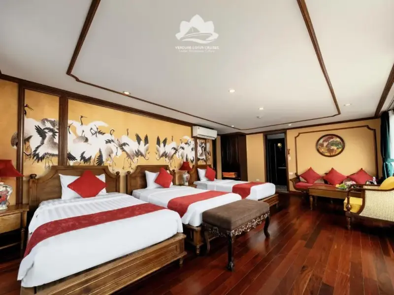 Du thuyền Verdure Lotus Grandeur Cruise Hạ Long - Grandeur Triple Suite