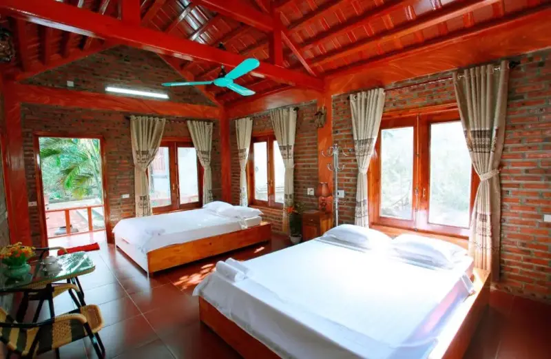 Homestay Ninh Bình Mountain View - Deluxe Family Bungalow
