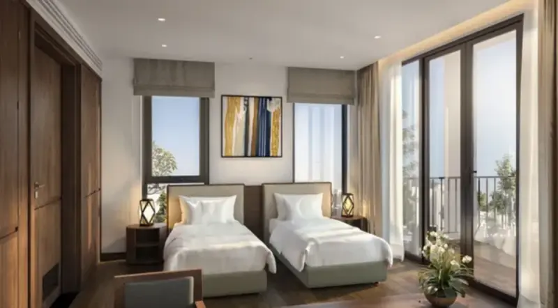 Khu nghỉ dưỡng Oakwood Hạ Long - Family Corner Garden Villa 2 Ngủ