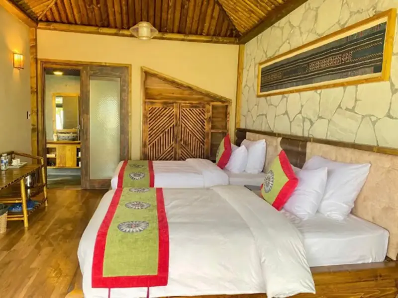 Homestay Chapa Ecolodge Sapa - Deluxe Triple Bungalow