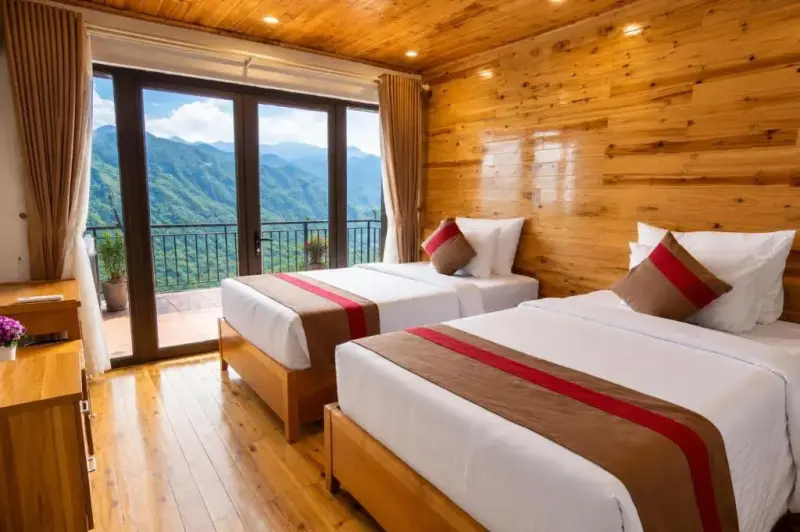 Khách sạn SaPa Retreat Condotel Sapa - Căn hộ 5 phòng ngủ 1 phòng khách có ban công