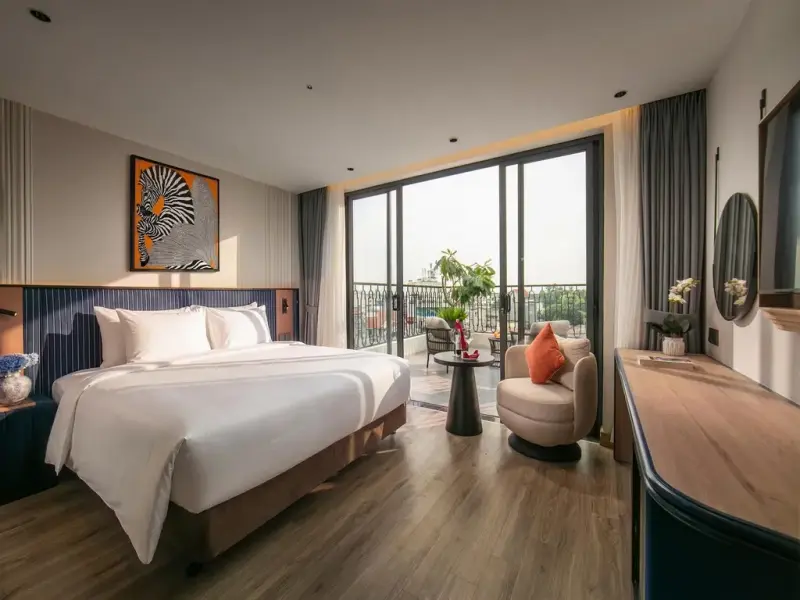 Khách sạn MAY DE VILLE Prestige Hotel Hà Nội - Prestige Terrace Suite - Skyline View
