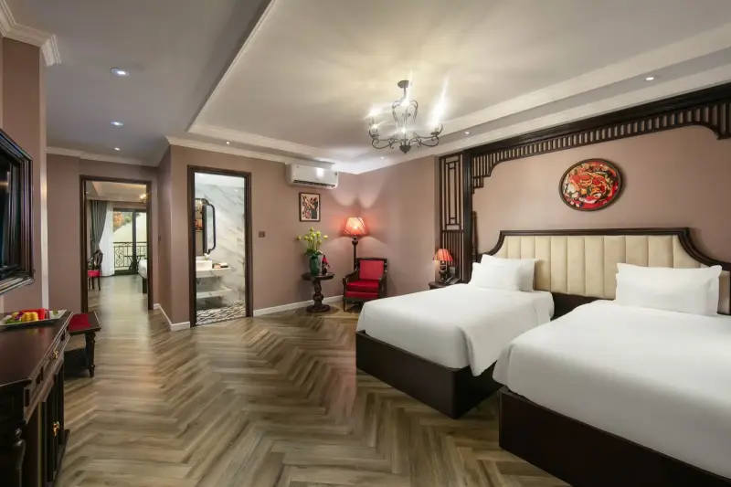 Khách sạn Acoustic Hotel & Spa Hà Nội - Family Suite Balcony