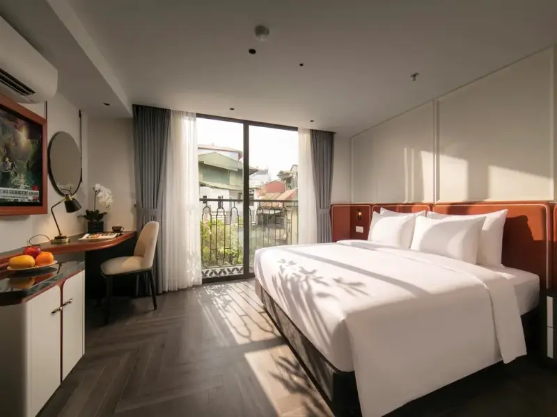Khách sạn MAY DE VILLE Lumiere Hotel Hà Nội - Senior French Balcony