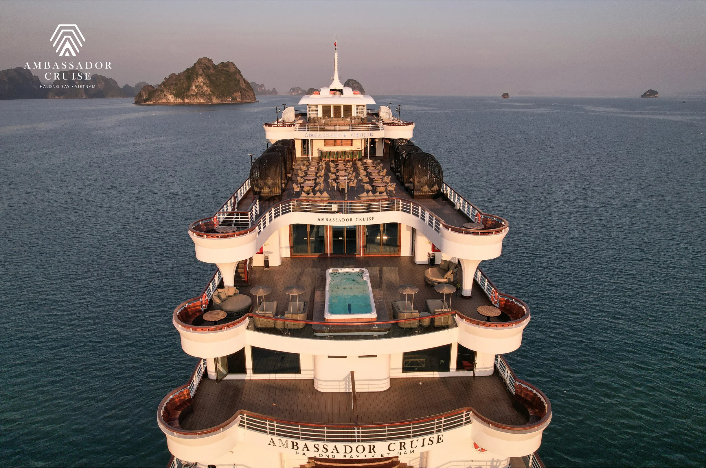 Combo du thuyền Ambassador kết hợp nghỉ dưỡng Resort 5 sao Hạ Long 2 ngày 1 đêm