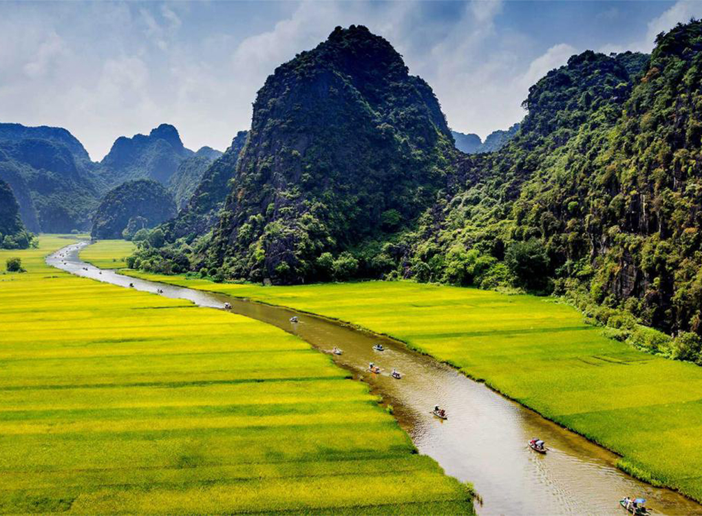 Tour Hoa Lư - Tam Cốc/Tràng An - Hang Múa - Thung Nham - Bích Động - Thái Vi 2 ngày 1 đêm