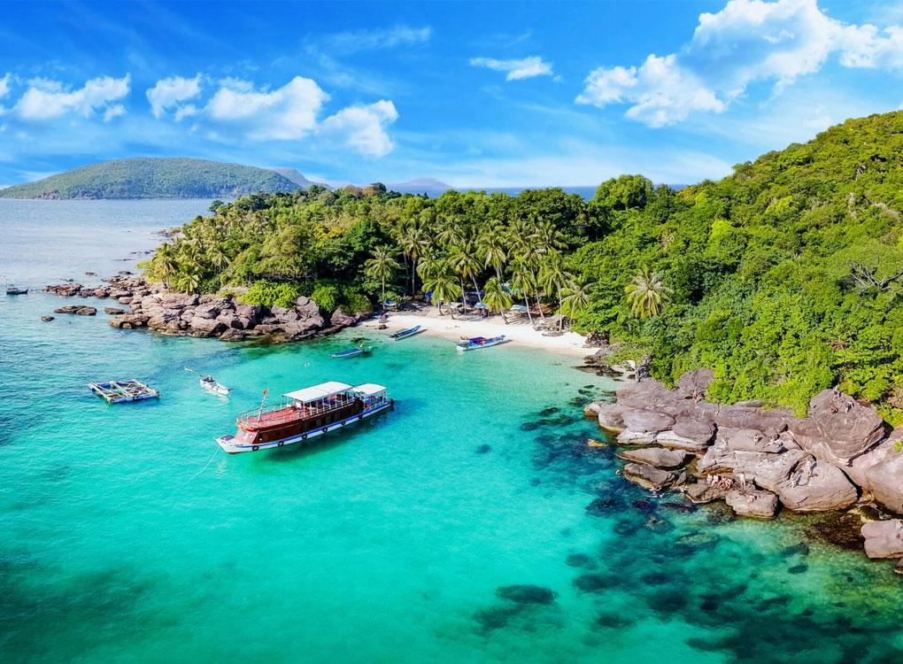 Tour Phú Quốc: Cano 4 Đảo - Lặn Ngắm San Hô - Cáp Treo & Công Viên Nước